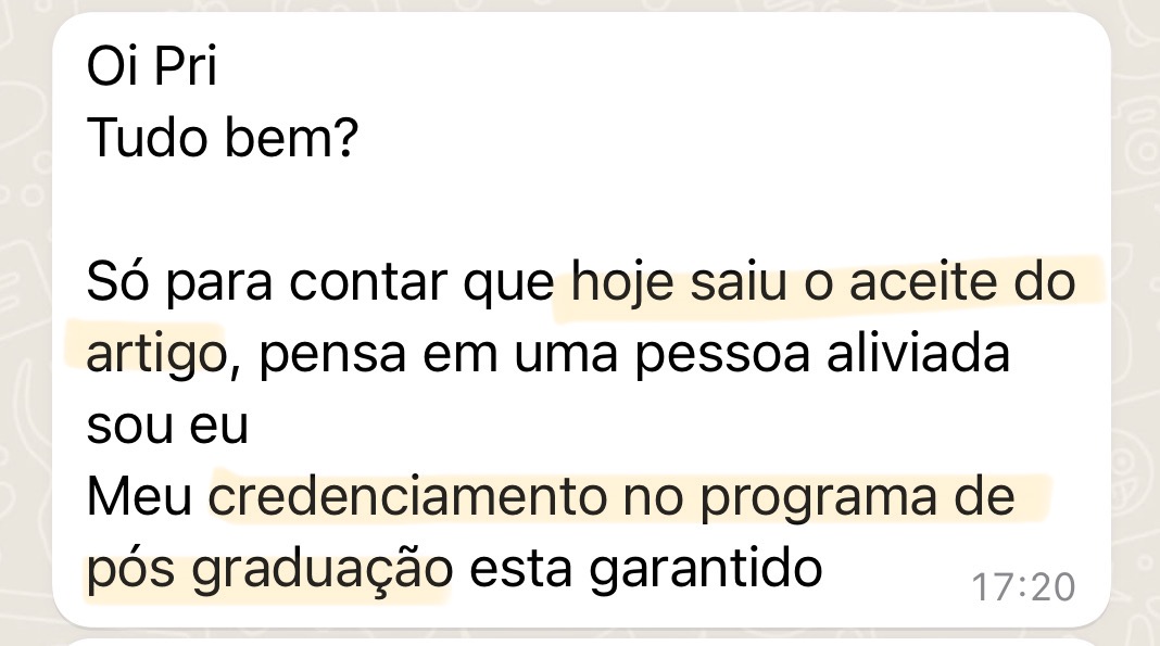 Depoimento aluna Magna