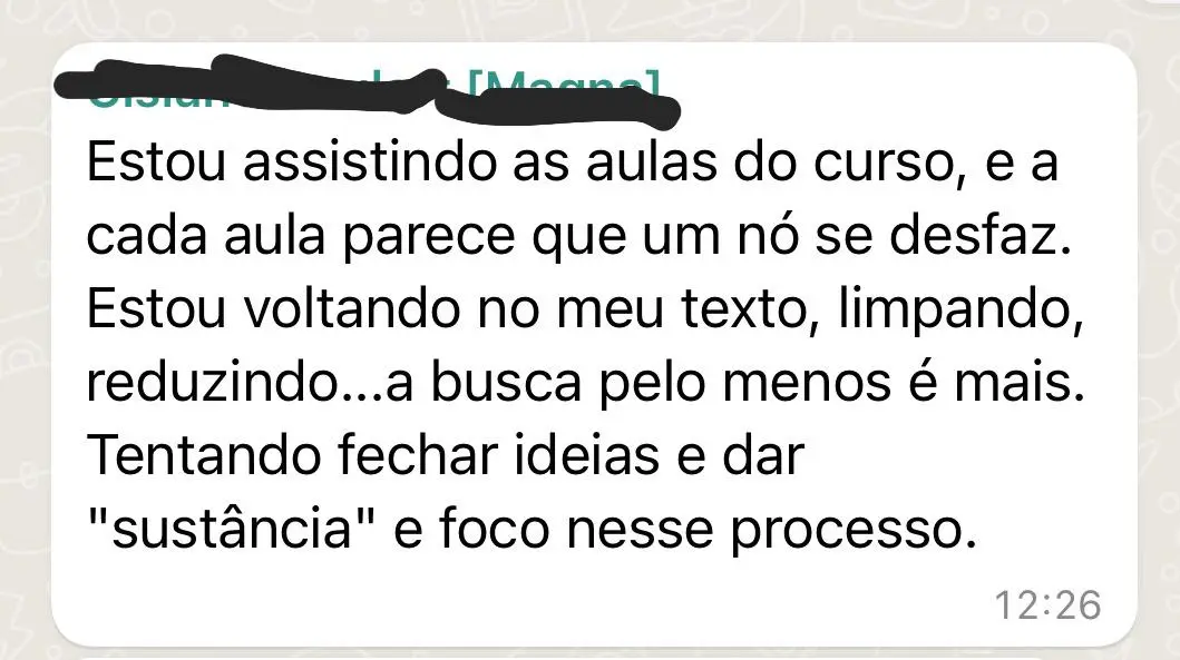 Depoimento 1